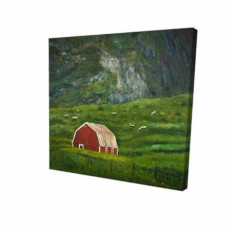 BEGIN HOME DECOR 32 x 32 in. Life in the Countryside-Print on Canvas 2080-3232-LA183